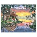 Paint By Number Kit 20"X16"-Sunset