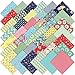 Moda Pedal Pushers Charm Pack, Set of 42 5x5-inch (12.7x12.7cm) Precut Cotton Fabric Squares