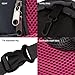 Petroad Pet Carrier Pet Travel Backpack for Dogs and Cats- Easy-Fit Adjustable Dog Cat Mesh Carrier- Comfortable-Environmental Friendly-Color (Rose Red)