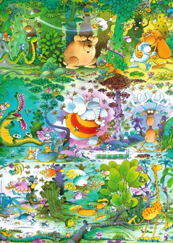 Heye 29187 - Dreieckspuzzles 1500 Teile Wildlife, Guillermo Mordillo Preisvergleich