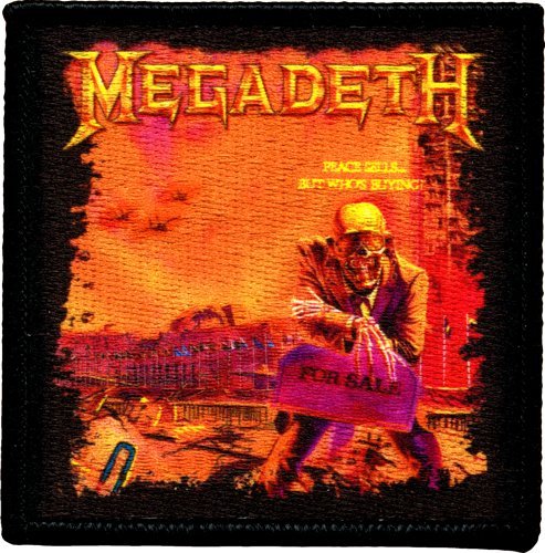Megadeth Rock Band Peace Sells Patch