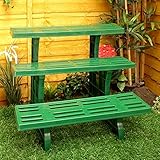 Etag&egrave;res &agrave; plantes avec 3 tablettes pour int&eacute;rieur et ext&eacute;rieur