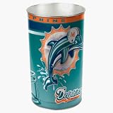 Miami Dolphins 15 Waste Basket