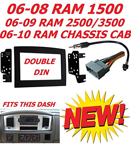 2006-2010 Dodge Ram Double Din Car Radio Stereo Installation Kit