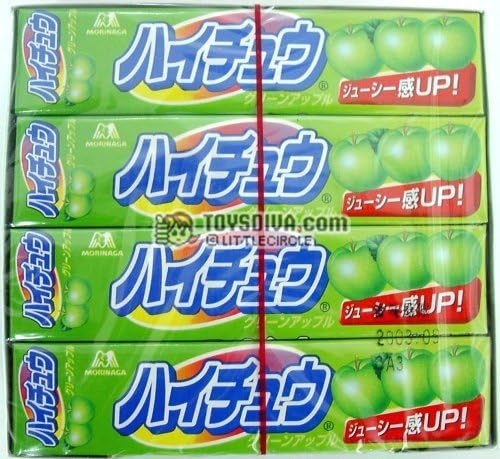 Morinaga - Original Japanese Hi-chew Muscat Candy 12 Packs--green Apple Flavor