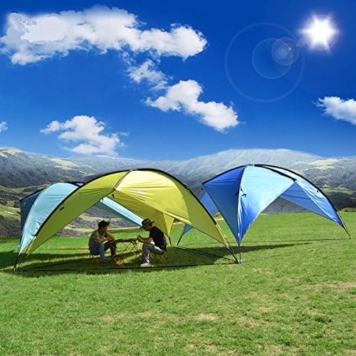 Desert Fox Extra-Large Triangle Awning Beach Canopy Tent and Sun Shelter with UV Protection, 188.9''x188.9'' (Blue)