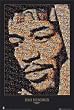 Jimi Hendrix (Mosaic, Huge) Music Poster Print - 40" X 60"