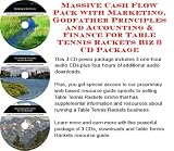 Massive Cash Flow Pack with Marketing, Godfather Principles and Accounting & Finance for Table Tennis Rackets Biz 3 CD Package