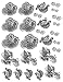 Bajidoo Paisley Noir Decal Full Sheet