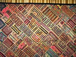 Christmas Decor-Kutch Embroidered Gujarat Wall Decor Hanging Tapestry