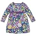 Apparel : floral knit dress