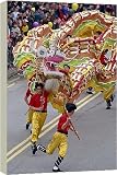 Box Canvas Print of Dragon Dance, Chinese New Year Carnival, Hong Kong, China, Asia from Robert Harding