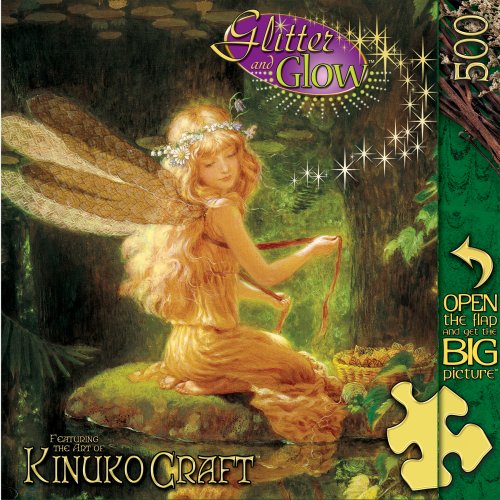 MasterPieces Faery Reflection 550pc Glitter Glow Puzzle