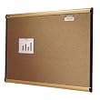 Quartet B244MA Quartet Prestige Bulletin Board, Graphite-Blend Cork, 48 x 36, Maple Frame