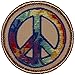 Tie-dye Peace Symbol Patrol Patch - 2