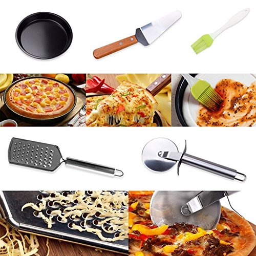 9 Inch Pizza Making Tools Household Oven Pizza Pan Knife Shovels Oil