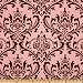 54'' Wide Premier Prints Traditions Pink/Brown Fabric By The Yard