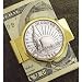 1986 Statue of Liberty Commemorative Half Dollar Coin in Goldtone Money Clip Coin Jewelry