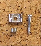 ストリングガイド・波型・2.5mm・クローム