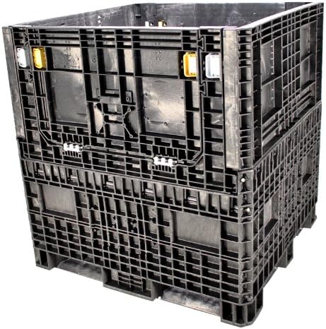 DuraGreen 45" x 48" x 48" Heavy-Duty Collapsible Bulk Container (2 Doors)