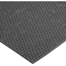 Notrax 168 Opus Entrance Mat, for Heavy Traffic Areas, 4' Width x 6' Length x 3/8" Thickness, Charcoal