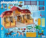 Playmobil - 5221 - Jeu de Construction - Haras avec Chevaux et Enclos
