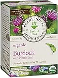 Traditional Medicinals Organic Burdock with Nettle Leaf Tea, 16 Tea Bags