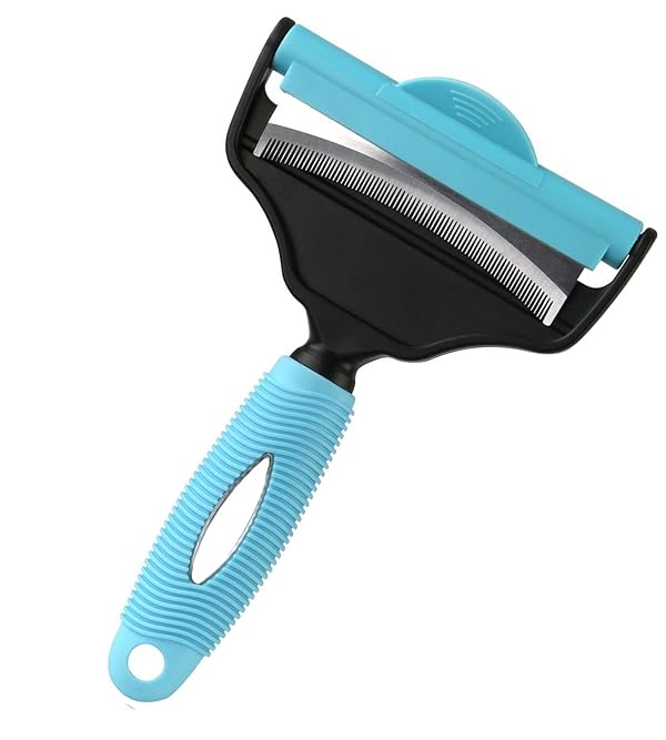 Pet Grooming Brush 2 In 1 Comb Pet Dog Cat Grooming Deshedding