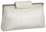 Whiting Davis Bubble Mesh Crystals Clutch
