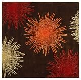 Safavieh Soho SOH712B Brown 8 Round Area Rug
