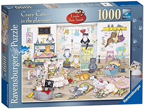 Ravensburger Crazy Cats in The Playroom Puzzle (1000-Piece)