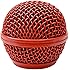Seismic Audio SA-M30Grille-Red Replacement Red Steel Mesh Microphone Grill Head for Shure SM58, Shure SV100