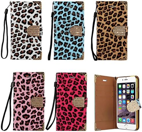 Towallmark(TM)Fashion Leopard Wallet Leather Hard Case Cover For iPhone 6 Plus 5.5