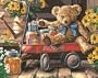 Dimensions PaintWorks/Paint By Number, Teddy In Wagon