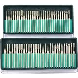 60 Tough Diamond Burrs Tool for Dremel 40/150 Grits New