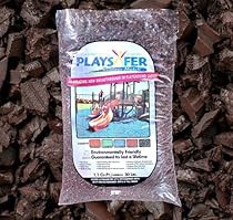 Hot Sale Playsafer Brown Playground Rubber Mulch 75 Cu. Ft. - 2000 Lbs. Pallet