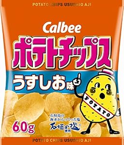 カルビー ポテトチップス うすしお味 60g×12個