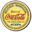 Nostalgic Coca-Cola Tin Metal Sign : Coke Keg Label