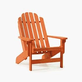 Casual Living Adirondack Style Folding Chair - Orange by 