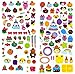 3D-SET009 - 8 Sheets of 3d Stickers For Kids (Food Stickers, Fruit Stickers, Vegetable Stickers) - Puffy Stickers - Dimensional Stickers - Cool Stickers - Size 3.75 X 7.5 Inch./sheet