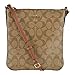Coach Signature N/S Crossbody - Khaki/Saddle