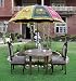 Lalhaveli Elephant Embroidery Design Garden Umbrella For Birthday Party Decoration 52 X 72 Inches RS.10560.00