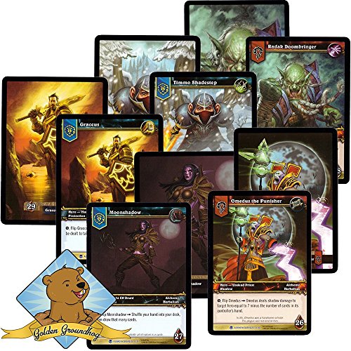 5 Assorted WORLD OF WARCRAFT Oversized Cards! NO DUPLICATION! By Golden Groundhog!