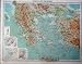 1920 COLOUR MAP GREECE AEGEAN SEA CRETE
