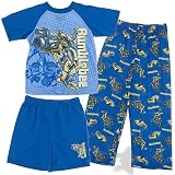 Transformers Three Piece Bumblebee Pajama Set for Boys