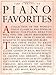 The Library of Piano Favorites
