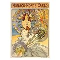 Gallery Wrapped MonacoMonte Carlo by Alphonse Mucha - (24 X 32")