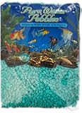 Pure Water Pebbles Aquarium Gravel, 5-Pound, Turquoise
