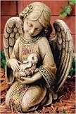 Pack of 2 Joseph's Studio Tender Loving Angel & Bunny Garden Statues 9.5
