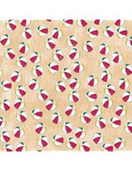 Art and Craft Supply: Summer Paper 12"X12"-Beach Ball  25 per pack - Notions - In Network
